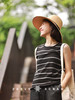 PETIT SCHAN小闪 CLO#093 little summer 小夏天 亚麻棉绢丝条纹针织背心 商品缩略图5
