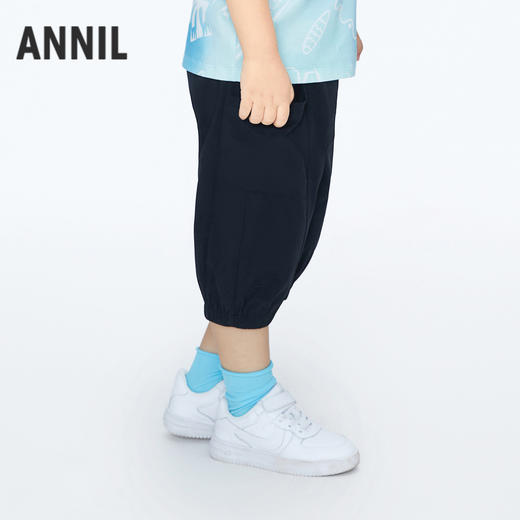 男童轻薄弹力七分裤裤子新款安奈儿童装实体店同款XB426577 商品图2