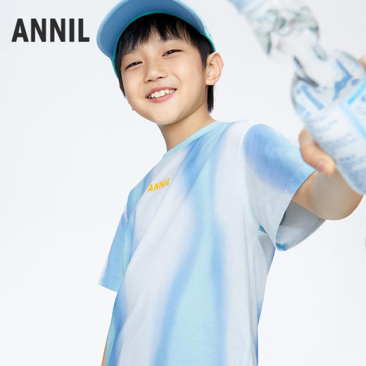 男童记忆棉弹弹短T新款安奈儿童装实体店同款AB421752 商品图1