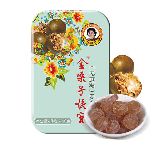 22.8g金嗓子喉宝无蔗糖罗汉果含片糖果 商品图0