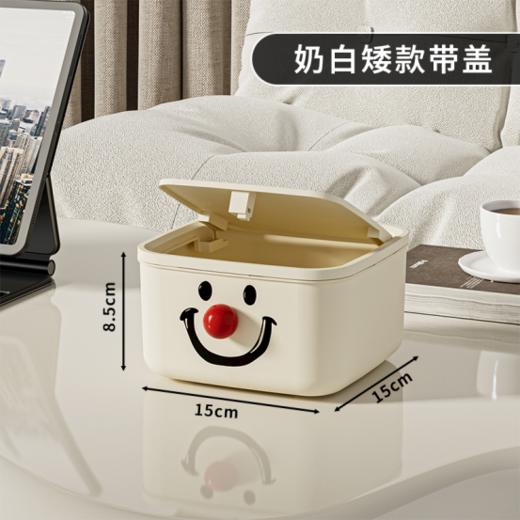 🌺【冠卓佳高颜值桌面垃圾桶】👏北欧风多功能垃圾桶🗑️经典搭配、高颜值外观实用主义！ 小小一个，容量空间巨大 商品图0