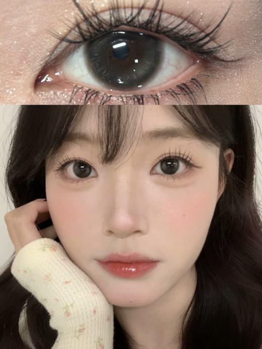 Bunny Shiny·年抛  问问星星 14.5  不用P图也能拥有泪光眼！真的好自然呀！5D立体环绕式对称高光！眼底透着光 比纯黑片更心机灵动！韩产0-800度 <一副两片> 商品图2