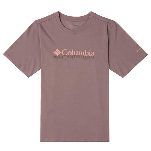 哥伦比亚女式净色宽松休闲中袖T恤AR0222 商品图3