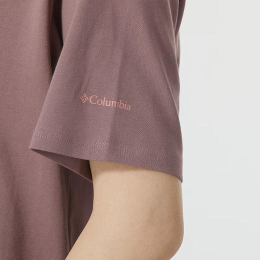 哥伦比亚女式净色宽松休闲中袖T恤AR0222 商品图4