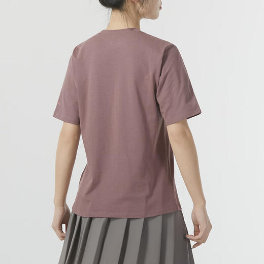 哥伦比亚女式净色宽松休闲中袖T恤AR0222 商品图1