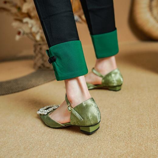 【预售5天】仙女风外穿夏季配裙子，中跟粗跟中空单鞋PS&PS1810 商品图4