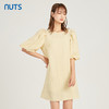 NUTS夏季新品纯色圆领时尚减龄气质短袖连衣裙221101060A 商品缩略图4