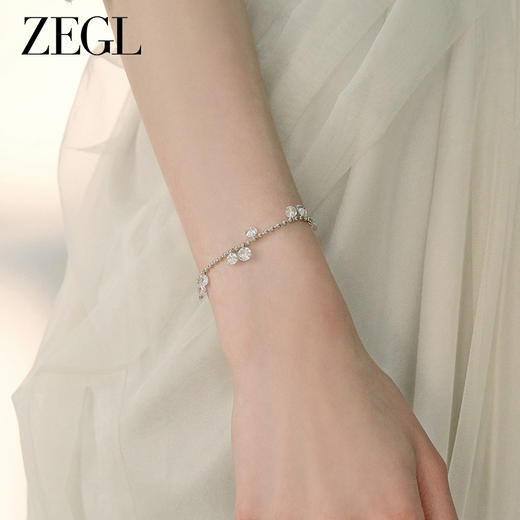 ZEGL设计师悸动星河流苏手链女2024年新款轻奢小众精致高级感手饰 商品图2