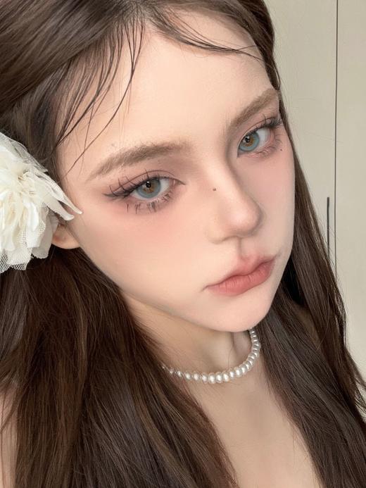 doriscon pro+  蓝眼泪/月光猫 14.0mm 年抛 蓝/粉灰 含硅水凝胶 商品图2