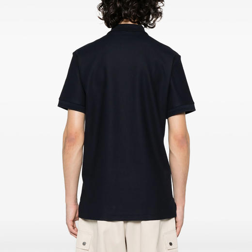 BURBERRY 巴宝莉 男士TB专属标识棉质短袖 Polo 衫 深蓝色 8084021 B1488 商品图2