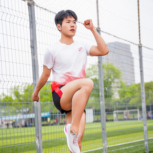 多威运动T恤男圆领衫跑步训练短袖运动服2232225 商品图3