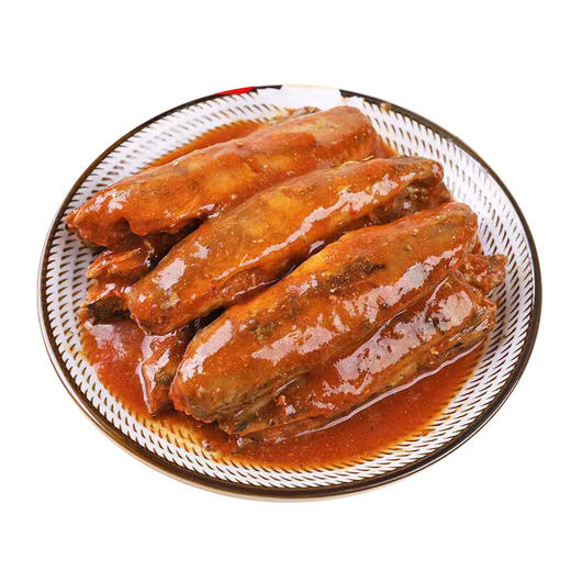 茄汁鲭鱼罐头，18罐组合，番茄酱汁搭配鲜美鱼肉，传统工艺，精心熬制，骨刺酥软，鱼肉紧实，肉质肥美，老人小孩都可以食用，滋味醇香好下饭M 商品图4