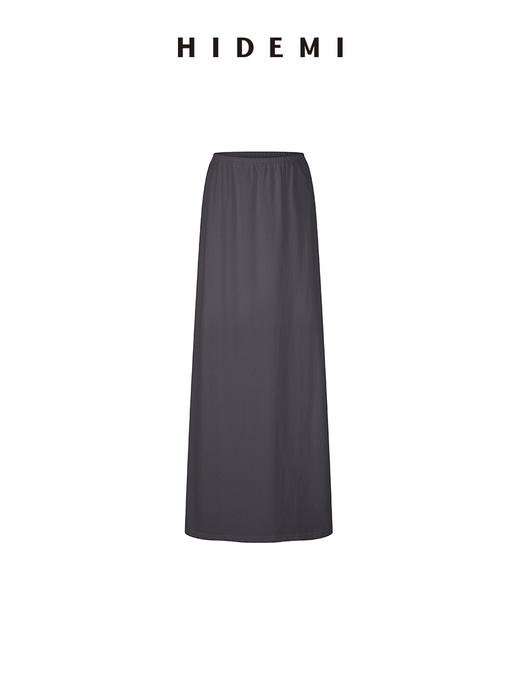 HIDEMI 度假系列极简椭圆领宽松设计感水洗针织背心半裙套装 背心/半身裙 商品图13