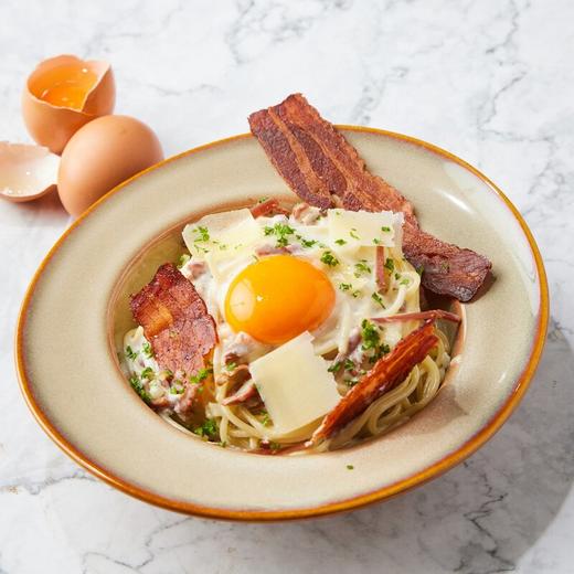 金华火腿培根蛋黄奶酱意面 Spaghetti Carbonara with Jinghua Ham, Bacon & Yolk 商品图0