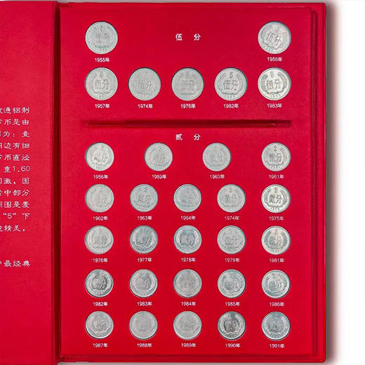【老精稀】1955-2018年硬分币大全套珍藏册（75枚） 商品图3