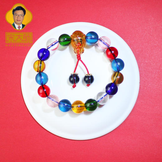 宋韶光大师 三通象头多彩色款高端版 九紫离火手链情侣饰物 商品图3