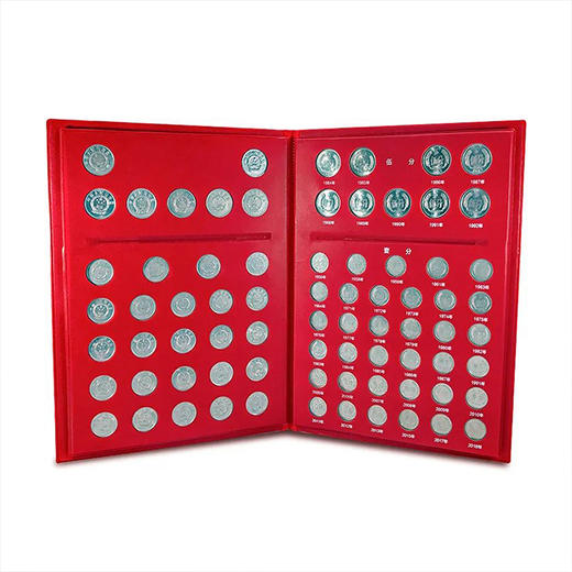 【老精稀】1955-2018年硬分币大全套珍藏册（75枚） 商品图10