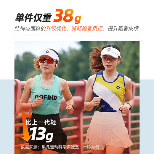 果凡男女款马拉松跑步竞速速干背心GTB11172/GTB12173 商品图7