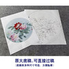 王后波工笔画白描底稿圆形小品《争艳》临摹勾线高清打印稿YL32 商品缩略图1