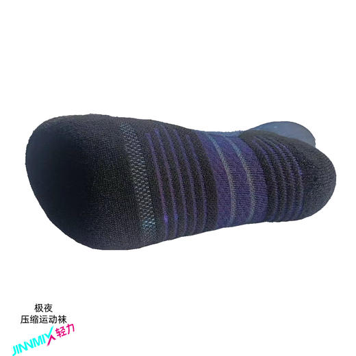 极夜压缩减震专业功能跑步运动长筒袜 商品图4