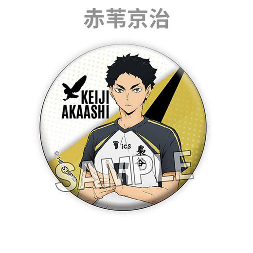 日本正版 排球少年结晶展同柄闪徽章吧唧 日向影山周边谷子 商品图3