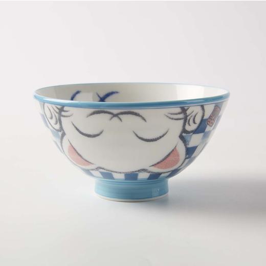 12cm饭碗 市松猫 蓝 商品图3