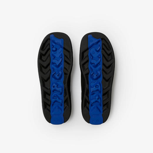 BURBERRY 巴宝莉 男士马术骑士徽标压花皮革 Box 运动鞋 黑色 8083384 A1189 商品图3