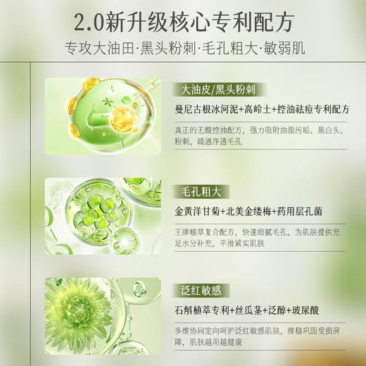 【2瓶36.9元】千纤草丝瓜控油清洁泥膜100g 商品图4