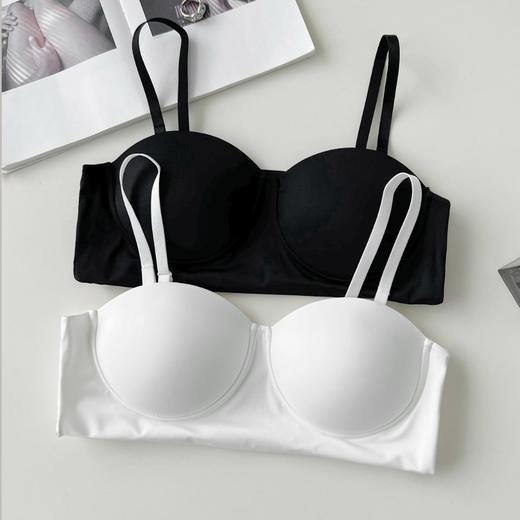 老米优品🎈凉感，复古法式，一体式👙背心《冰丝无痕立体杯小吊带背心》小性感法式设计，自带文胸胸垫设计  NY240430A 商品图3