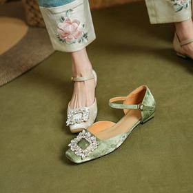 【预售5天】仙女风外穿夏季配裙子，中跟粗跟中空单鞋PS&PS1810