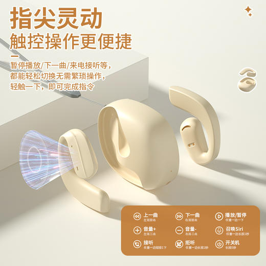 【小椰球无线挂耳式耳机】蓝牙骨传导不入耳 运动蓝牙耳机 APP定位不怕丢 商品图1