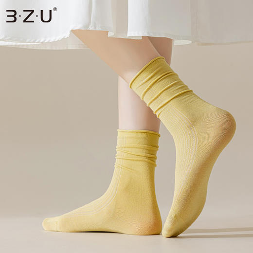 轻薄透气糖果色镂空堆堆女袜袜面网眼对目缝头 商品图0