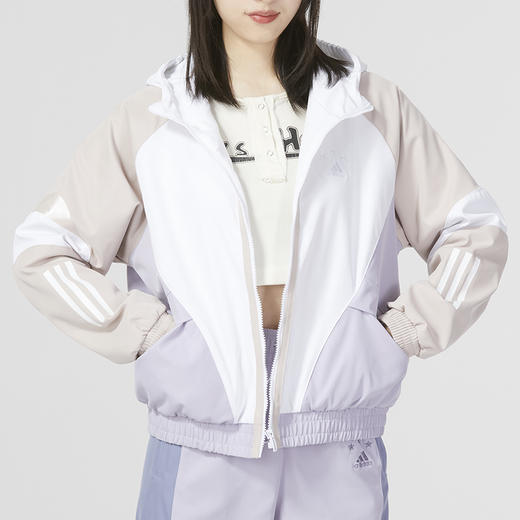 5折【自营】adidas/阿迪达斯  女2023春季新款运动服健身夹克 HY2814 商品图2