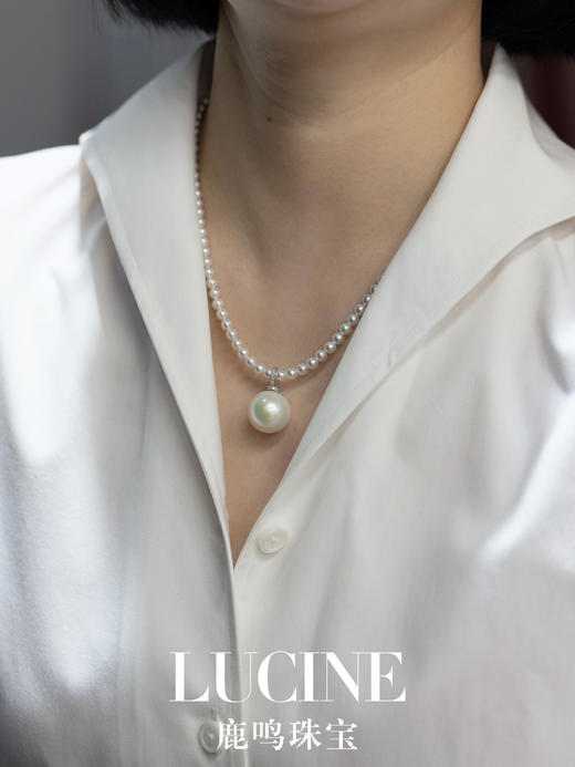 鹿鸣精品珠宝｜淡水珍珠套装 15mm+ 商品图5