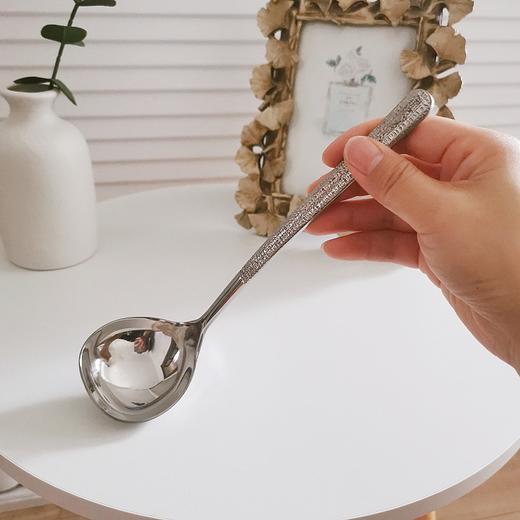 加厚304不锈钢汤勺 商品图3