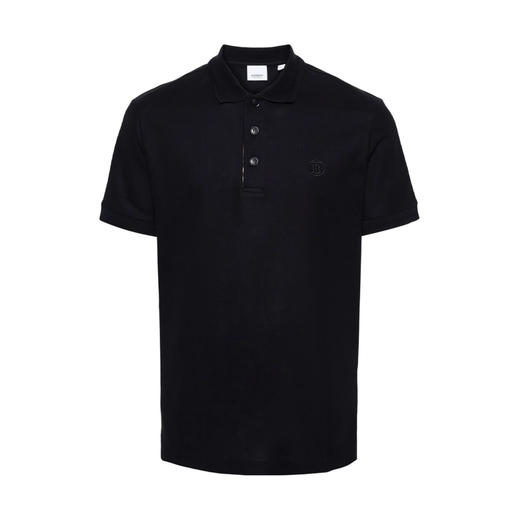 BURBERRY 巴宝莉 男士TB专属标识棉质短袖 Polo 衫 深蓝色 8084021 B1488 商品图0
