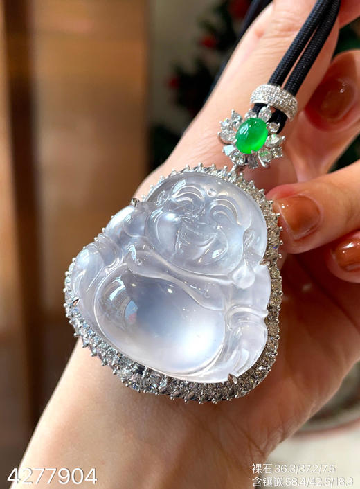 玻璃种佛公吊坠【4277904】具体价格微信咨询 商品图1