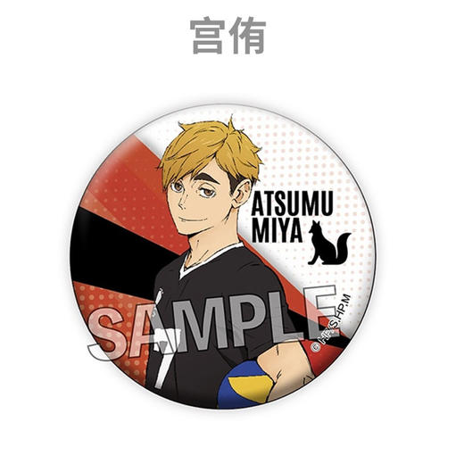 日本正版 排球少年结晶展同柄闪徽章吧唧 日向影山周边谷子 商品图4