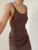 HOSIKARI｜HO24SS06 露背针织吊带连衣裙 [ 黑BK / 棕BN / 白WT ] 商品缩略图13