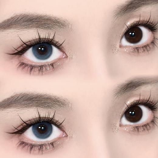 doriscon pro+  蓝眼泪/月光猫 14.0mm 年抛 蓝/粉灰 含硅水凝胶 商品图1