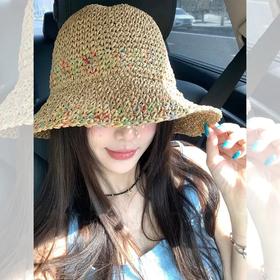 <曾小咸推荐> 草编渔夫帽时尚休闲帽子