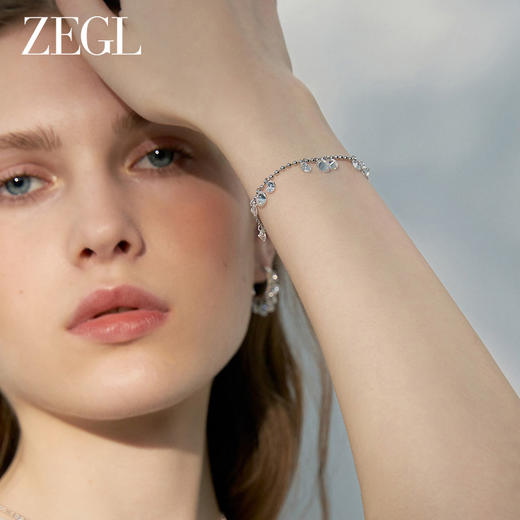 ZEGL设计师悸动星河流苏手链女2024年新款轻奢小众精致高级感手饰 商品图5