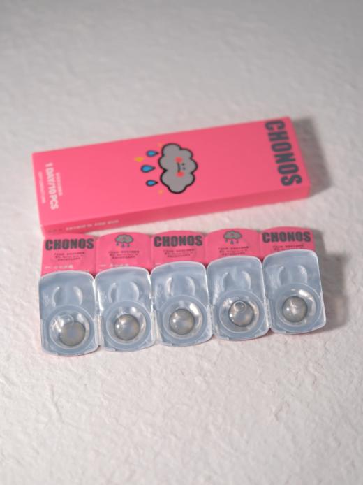 chonos日抛 乌云卷卷/金光闪闪 黑灰/棕 14.2mm 日抛无售后！非离子 商品图9