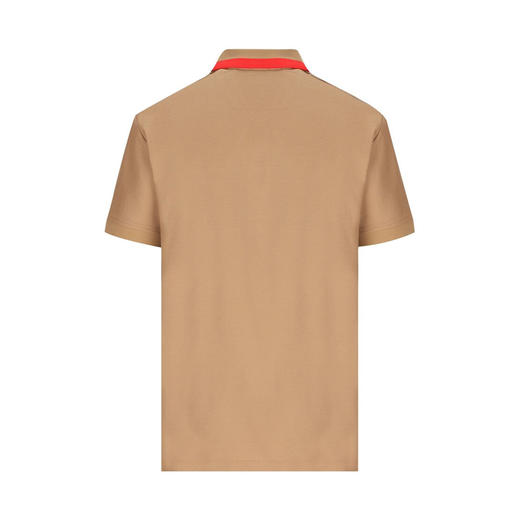 BURBERRY 巴宝莉 男士棉质翻领短袖 Polo衫 驼色 8083155 A1420 商品图1