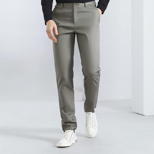 【含莱赛尔】柒牌男装休闲裤男2024春夏新款商务上班男士直筒长裤	126H72080 商品图1