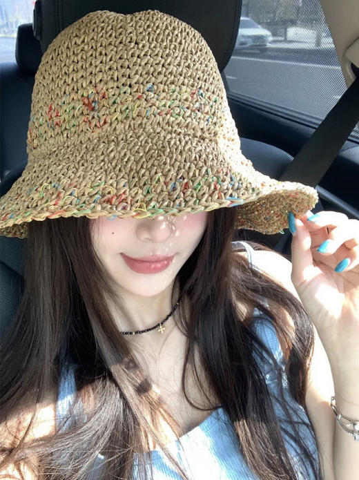 <曾小咸推荐> 草编渔夫帽时尚休闲帽子 商品图2