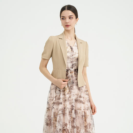 司歌外套短袖修身显瘦EB891326X 商品图0