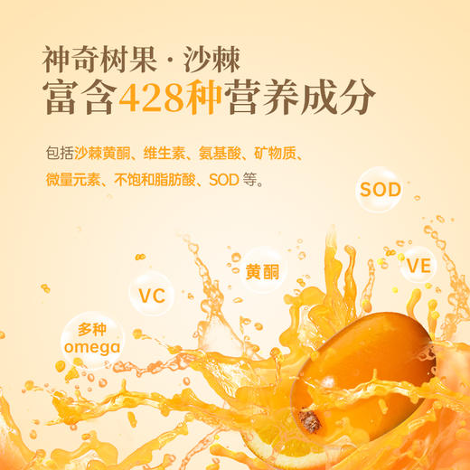 【昀蓉时光 · 有机沙棘原浆多盒规格】全家人都爱的开袋即食、有品、高效滋补原浆 · 维生素宝库 ·鲜果萃取 · 不加一滴水，·不加一点糖 （40ml*7袋/盒） 商品图5