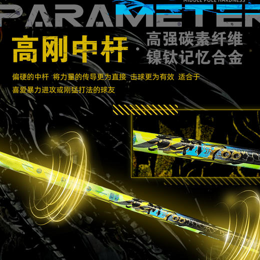 的幸黄斩羽毛球拍高刚全碳素进攻型700龙热门推荐专业羽毛球拍 商品图5