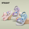 【童鞋】星期六梦幻甜美蝴蝶渐变亮面女童凉鞋SSC2135L01 商品缩略图3